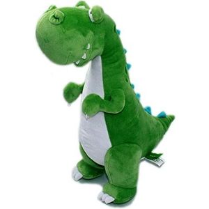 VACHICHI T-Rex Pluche knuffeldier, 35 cm, dinosaurus, speelgoed, knuffeldier, dinosaurus, speelgoed, verjaardag, Valentijnsdag, Kerstmis, 35 cm, TREX groen