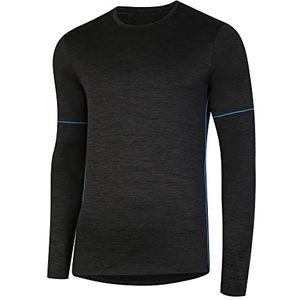 Umbro Pro Training Ls Marl Poly Tee T-shirt voor heren, zwart.