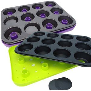 Cookit Easy Pop Up muffinvorm, perfect zwart