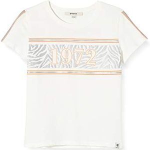 Garcia Meisjes T-shirt wit (Off White 53), 176, wit (Off White 53)