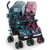 Cosatto Supa Dupa kinderwagen – 0 tot 25 kg – lichte kinderwagen – compacte vouwwagen met voetenzak, bekerhouder en regenafdekkingen (sprookjes)