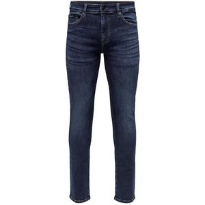 ONLY & SONS Onsloom Slim D. Blue 6749 Dnm Jeans Noos Heren, Donkerblauw denim