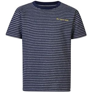 Noppies Boys Tee Rogersville Short Sleeve Stripe T-Shirt Garçon, India Ink - N043, 116