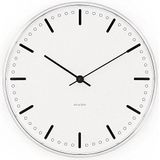 Arne Jacobsen City Hall Clock Wandklok Wit - Ø 21cm - 43631