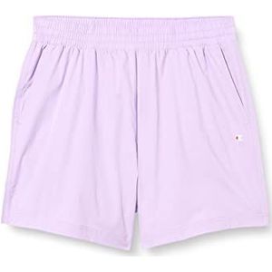 Champion Legacy American Classics Cotton Stretch Popeline High Waist Regular Shorts Dames, Lavendel, S, Lavendel