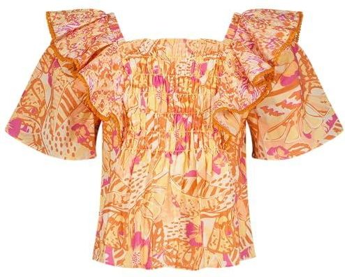 Vingino Lorance Top pour fille, Sunset Coral, 12 ans