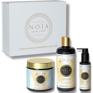 Luxe set – haarroutine – detox-serie – trio shampoo + masker + serum komijnolie & modder – NOÏA HAIR