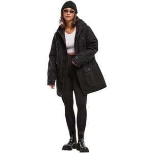 Brandit Textil GmbH Fiss parka jas voor dames, kleur: zwart, XXL, Kleur: zwart