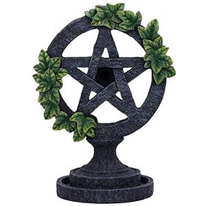 Nemesis Now Terugstroom wierookbrander Pentagram antiek grijs 19 cm