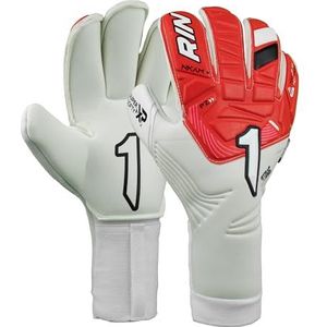 Rinat Nkam Prime Gants de gardien de but pour adulte Blanc/rouge Taille 8