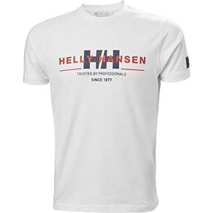 Helly Hansen RWB Graphic T-shirt voor heren, 619 Skagen Blue Plaid