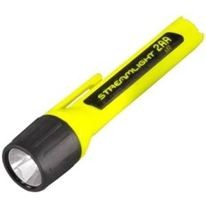 Streamlight met alkaline batterijen Clam-Yellow 2AA ProPolymeer HAZ-LO-incl. alkalinebatterijen, geel, unisex, volwassenen