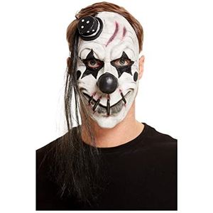 Smiffys 52035 Griezelig clownmasker latex unisex volwassenen wit