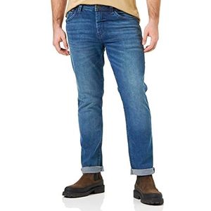 TOM TAILOR Josh Regular Slim Jeans, 10281 Mid Stone Wash Denim, 31W/32L, 10281 - Mid Stone Wash Denim