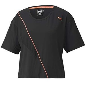 PUMA Train Pearl T-shirt voor dames, Puma zwart