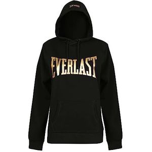 Everlast Taylor W2 Sweatshirt met capuchon voor dames, Zwart/Goud