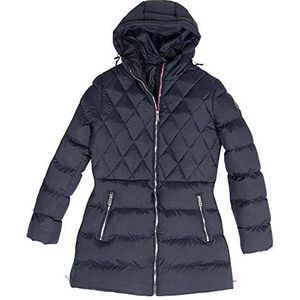 PFIFF Silja dames winterjas gewatteerde jas met capuchon XS-4XL, 102785, Donkerblauw