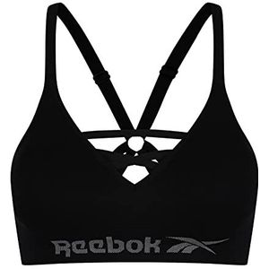 Reebok Maryna Marl Naadloze beha voor dames, zwart, XS, zwart.