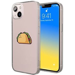 Bonateks, Étui de protection imprimé numériquement compatible avec iPhone 14, coque de protection anti-chocs, silicone, flexible, transparent