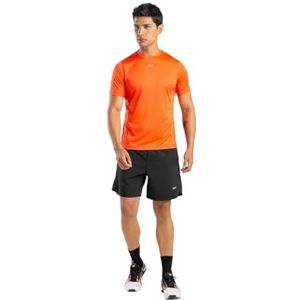 Reebok T-shirt de course pour homme, Dynred, XS