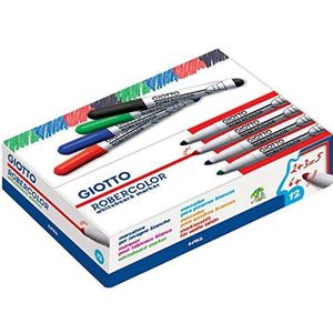 GIOTTO Robercolor Whiteboard-markers, ronde punt, 5-7 mm, groen