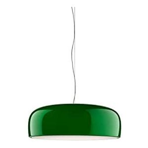 Flos Smithfield F1371039 hanglamp, aluminium, 70 W, kabellengte 270 cm, hoogte 60 x 21,5 cm, groen