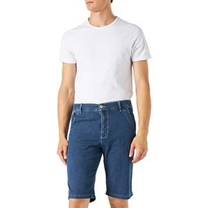 Pioneer Luca Jeans Shorts voor heren, Blue stonewash