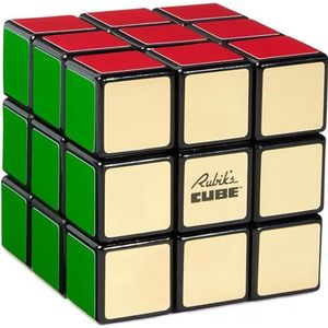 RUBIK'S Cube 3 x 3 – speciale editie 50 jaar – puzzelspel voor volwassenen en kinderen Rubiks Cube – puzzel 3 x 3 originele kleurafstemming – klassieke kubus probleemoplossing – speelgoed voor
