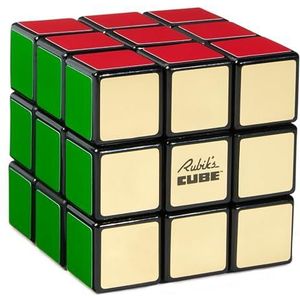 RUBIK'S Cube 3 x 3 – speciale editie 50 jaar – puzzelspel voor volwassenen en kinderen Rubiks Cube – puzzel 3 x 3 originele kleurafstemming – klassieke kubus probleemoplossing – speelgoed voor