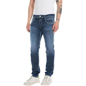 Replay Anbass heren jeans, Donkerblauw (007)