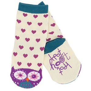 Hatley Kids Animal sokken voor meisjes, ecru (crème), maat 7 jaar (fabrieksmaat: Large (4-7 jaar)), Ecru (Cream)