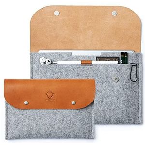 Citysheep Carry More beschermhoes voor iPad Pro 10,5 inch, lichtgrijs/bruin