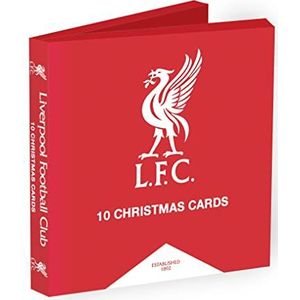 Liverpool Voetbalclub Box kerstkaarten, 2 motieven, 10 stuks
