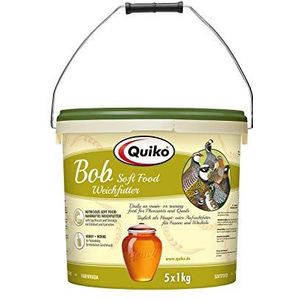 Quiko Bob 5kg - zacht voer voor kwartels, fazanten, verschillende soorten kippen en bodemvogels