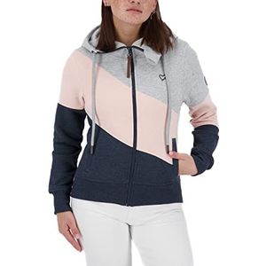 alife & kickin Steffiak A sweatjack voor dames, sweatjack, vrijetijdsjas, sweatshirt met ritssluiting, maat XS-XXL marineblauw gemêleerd, S, Chinees Navy Blauw