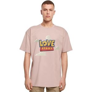 Mister Tee T-shirt sans col pour homme, rose, M, Rose de duskrose, M