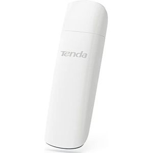 Tenda AX1800 wifi-stick, USB 3.0 wifi-adapter, wifi-dongle, USB 3.0 dual-band, MU-MIMO, 1800 Mbps voor pc/desktop/laptop, compatibel met Windows 11/10, wit (U18)