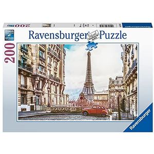 Ravensburger - Puzzel voor volwassenen - puzzel 200 stukjes - romantisch Parijs - voor volwassenen en kinderen vanaf 14 jaar - hoogwaardige puzzel - steden en bezienswaardigheden - exclusief bij Amazon - 13313