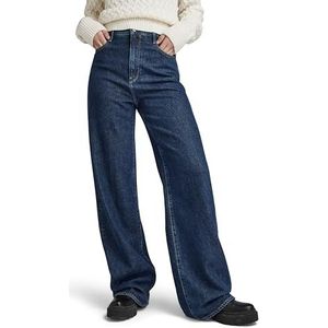 G-STAR RAW Deck 2.0 Jeans met wijde pijpen voor dames, Blauw (Worn in Blue Pool D23591-d442-g136)