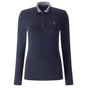 Chervò Polo Animus pour femme, Bleu/bleu marine, L
