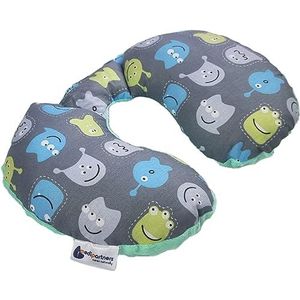 Medi Partners Neck Pillows neksteun voor kinderen, 100% katoen/minky, neksteunkussen voor baby's, kinderwagen, reizen, auto, slaaprol, nekkussen