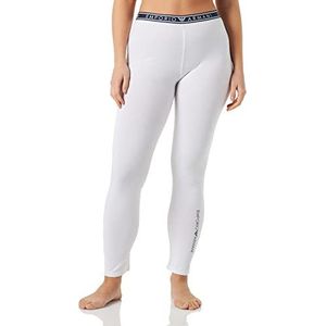 Emporio Armani Leggings met emblematisch logo voor dames, Wit