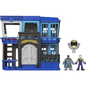 Imaginext DC Super Friends HHP81 Gotham gevangenis speelset met Batman en Joker-figuren, speelgoed voor kinderen vanaf 3 jaar