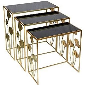 DKD Home Decor Set van 3 salontafels, standaard