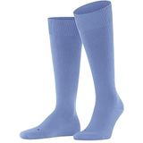 FALKE Lufthansa Travel & Comfort Ultra Energizing herensokken, ademend, katoen, sterke compressie, betere doorbloeding, ideaal voor reizen en zitten, 1 paar, Blauw (Cornflower Blue 6554) - Kuitomtrek