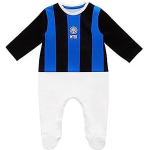 Inter Jump Suit, babypak, gestreept, nerazzurre en logo, uniseks, kinderen, 0-24 maanden
