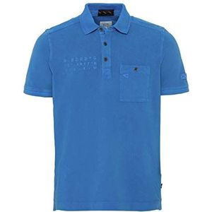 camel active poloshirt heren, Sterk Blauw