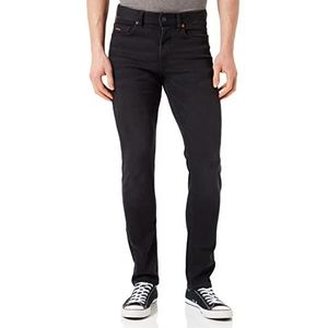 BOSS Taber BC-P-1 Heren Jeans Tapered Fit Super Stretch Denim Grijs, zwart.
