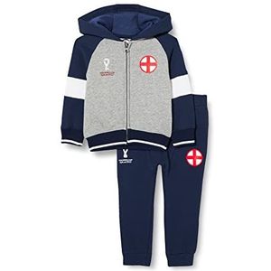 FIFA Unisex Baby EKIN12ANY_000_ENG officieel WK 2022 Baby trainingspak Engeland marineblauw/grijs/wit, 0-3 maanden