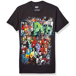 Marvel Team Ups Group Shot T-shirt, zwart, 3XL, zwart.